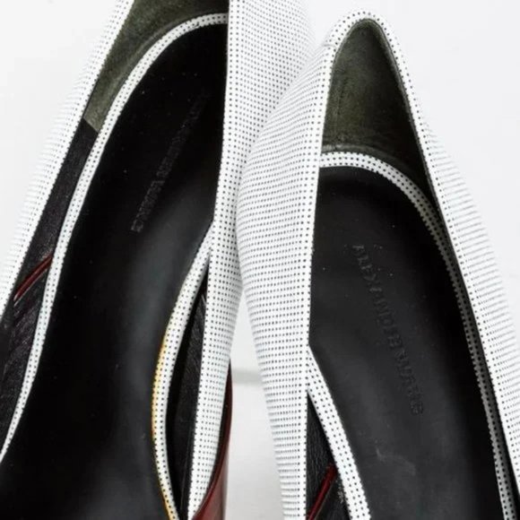 Alexander Wang Cicely Mixed Leather Pump - Picture 9 of 10